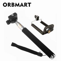 ORBMART Erweiterbar Handheld Selfie Stick Einbeinstativ + Mount Adapter Für Xiaomi iPhone 5 5s 6 6s Plus 7 Samsung s8 S8 + S7 S6 Hinweis 5 4