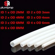 1 Rolle 1 mm 2 mm 3 mm 4 mm 6 mm 8 mm PTFE-Schlauch für 3D-Druckerteile Rohr Bowden J-Kopf