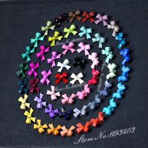 20PCS 11mm x 16mm schmetterling knoten Farbige Bow Charm Anhänger Stecker Schmuck DIY für ohrringe/halskette /armband E-6 (NO19-36)