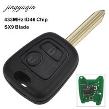 Jingyuqin telecomando chiave per auto 433MHz ID46 Chip per Citroen Saxo Picasso Xsara Berlingo SX9