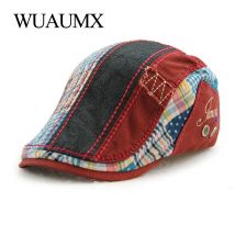 Unisex Baskenmütze Hüte Für Männer Frauen Baumwolle Freizeit Visier Frühling Sommer Sonnenhut Flache Berets Kappe Casquette Gorras Planas