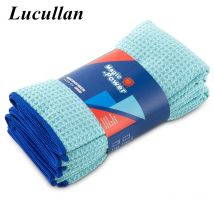 Lucullan Magic Power Panno per tessuto a nido d'ape super assorbente 30X40CM 380GSM Asciugamani in microfibra per vernice di vetro e interni