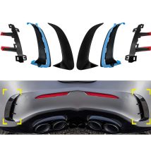 Coppia parafanghi posteriori paraurti Spoilder Canards splitter per Mercedes Benz W177 AMG Line Hatchback A180 A200 A220 A160 A250 A35 2019