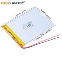 357093   3,7 V 3000 mA wiederaufladbarer Lithium-Li-Ionen-Li-Polymer-Akku 307093   Lipo-Batterien