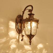 SANDIY Außenwandleuchte Retro Garden Sconce Lampe Wasserdicht Externe Vintage Laterne