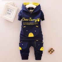 Mode Kinder Jungen Mädchen Cartoon Anzüge Baby Baumwolle Hoodies Hosen 2Pcs Sets Frühling Herbst Kleidung Kleinkind Trainingsanzüge