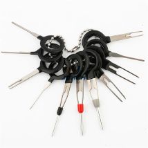 Neue 11 stücke Auto Terminal Removal Tool Auto Stecker Kabelbaum Terminal Extraktion Pick Stecker Crimp Pin Zurück Nadel Entfernen werkzeug