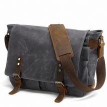 Neue Mode Dicke Wachs Leinwand Männer Schulter tasche Messenger tasche Männer Umhängetasche Vintage