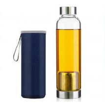 420/550ML My Sport Tragbare Echt Borosilikatglas Tasse Wasser Flasche filter Tee Reise Becher Mit Griff Flasche Infuser