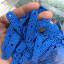 20PCS Jagd Mikrofaser Leder Schleudern Beutel Mit Mitte Loch für Outdoor Katapulte Sling Shots Zubehör