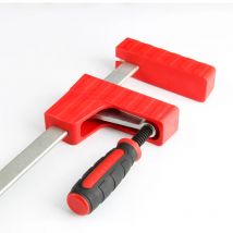 DURATEC 8-24 zoll 1500N Heavy Duty F Parallel Clamp Große Fiture Clamp 80mm Tiefe Einstellbar Schellen für holzbearbeitung