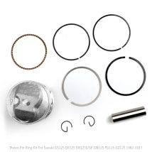 Artudatech Passend für Suzuki GS125 DF/DR/GN/TU 125 STD Ø57MM Kolben-Kit 0,50 0,75 Bohrungsgröße 12111-05201-000 Motorradteile