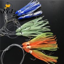 Künstlicher 6 Beutel, künstlicher Oktopus-Sabiki-Rigs-Köder, Angel-Snapper-Rigs, Pink Sailfish-Köder mit Bodenköder von Sea Grouper