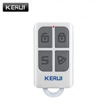 KERUI Portachiavi a 4 pulsanti con telecomando portatile wireless ad alte prestazioni per sistema di allarme di sicurezza domestica WIFI GSM PSTN