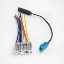 Biurlink Autoradio CD-Player Fakra Kabelbaum Stereo Antenne Draht Kabel Adapter für Jeep Wrangler Dodge Chrysler