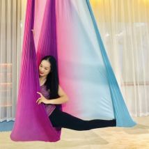 Mehrfarben 2018 Neue Luft Anti-gravity Yoga Hängematte Schaukel Fliegen Yoga Bett Bodybuilding Gym