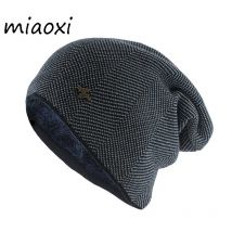 Neue Mode Erwachsene Männer Winter Warme Mütze Für Unisex Gestrickte Casual Mützen Skullies Baumwolle Wolle Hüte Marke Outdoor Solide Gorros