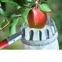 Metall Obst Picker Obstgarten Gartenarbeit Apfel Pfirsich Hohe Bäume Picking Werkzeuge Obst Catcher Sammler Gartenbau Gartengeräte