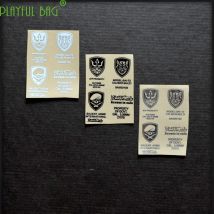 Outdoor-Spielzeug Sport Metall wasserdicht DIY Aufkleber Airsoft Aufkleber mk18 Gel Ball Pistole jinming m4 hk416 Narbe ak74u l43