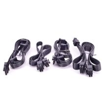 For Corsair HX520W HX620W HX650W Modular PCIe 6Pin to 8Pin 6+2 Pin 5Pin Peripheral 4Pin SATA Power Supply Cable