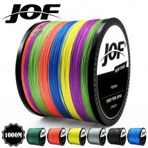 JOF 300M 500M 1000M 8 nici 4 nici 18-88LB PE pleciony drut wędkarski Multifilament Super mocna żyłka