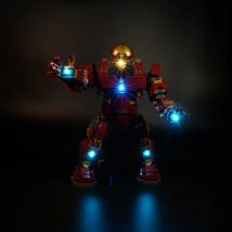 LED Licht Kit Für lego die Eisen Mann Hulkbuster Set Kompatibel Mit 76105 und 07101