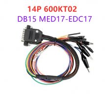 14P 600KT02 DB15 MED17-EDC17 Adapter F32GN037C ECU-Anschluss Verwendung für Powerbox und K-TAG Flash ECU-Programmierung