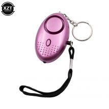 Allarme di autodifesa 130dB Anti-lupo Ragazza Bambino Donna Sicurezza Proteggi Avviso Sicurezza personale Urlo Forte Portachiavi di allarme di emergenza