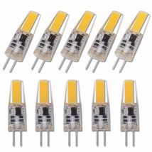 10PCS Dimmerabile Mini G4 LED COB Lampada 6W Lampadina AC DC 12V 220V Luci di candela Sostituire 30W 40W Alogeno per Lampadario Faretto