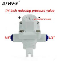 Atwfs druckregler ro wasser reiniger teile wasserdruck schalter 1/4 ''anschluss regelventil reduzier druck ventil