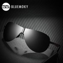 Bluemoky männlich randlose siamesische Sonnenbrille für Männer polarisierte uv400 Pilot Sonnenbrille für Männer polarisierte Sport brillen