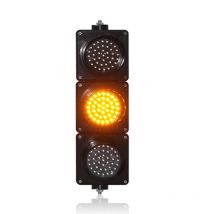DC12V DC24V AC85-265V Neues Design 100mm PC-Gehäuse Klare Linse Rot Gelb Grün LED Verkehrssignalleuchte Mini-Spielzeug-Verkehrssignal
