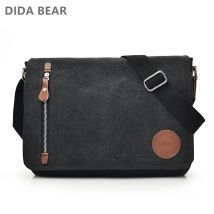 2023 männer Taschen Männlichen Leinwand Schulter Taschen Unisex Umhängetasche Messenger Taschen Große Retro Schulranzen für Reise Umschlag Aktentasche