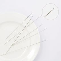 30 Stück Edelstahl-Perlennadeln, 8 cm, 10 cm, Handwerkzeuge, Perlennadeln zum Perlen, DIY-Ohrringe, Armbänder, Halsketten, Schmuckherstellung