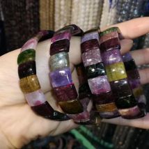 Armband aus natürlichen Turmalin-Steinperlen, natürlicher Energiestein, Edelsteinschmuck für Frauen, als Geschenk im Großhandel!