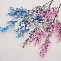 różowy kwiat wiśni plastikowa gałąź sztuczne jedwabne kwiaty sakura na ślub dekoracja sklepu