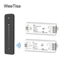 LED-Dimmer-Verstärker, 12 V, 5 V, 24 V, 36 V, 8 A, PWM, kabelloser RF-2,4-G-Touch-Fernschalter zur Helligkeitseinstellung für einfarbige LED-Streifen