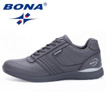 BONA Neue Heiße Art Männer Wanderschuhe Lace Up Sport Schuhe Outdoor Jogging Sportschuhe Bequeme Männer Turnschuhe