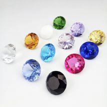 Hbl Gemischt Farbe 1 pc/10 ps 40mm/50mm Kristall Glas Diamant Kristall Papier Gewicht Weihnachten dekorationen für Haus