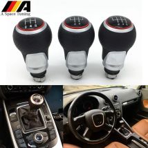 12mm 5/6 Geschwindigkeit Schaltknauf Hebel Stick Für Audi A4 B6 B7 B8 A6 S4 8K A5 8T Q5 8R S Linie Ibiza 6J Sitz Leon Mk1 Passat Golf