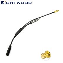 Eightwood Car DAB+AM FM Radio Splitter Cable Conversion Din Female to Din Male MCX Male Converter Amplified 35cm RG174 Coaxial