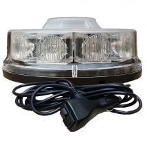 10 LED LED LEUCHTFEUER Magnetische/Bolzen Recovery Blinkende Warnung Strobe light Bernstein