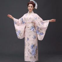 Neue Ankunft Japanische Frauen Original Yukata Kleid Traditionelle Kimono Mit Obi Leistung Tanz Kostüme Einheitsgröße