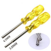 JCD 3.8mm 4.5mm Sicurezza Smontare Punta per cacciavite aperta per NINTENDO SNES N64 NES