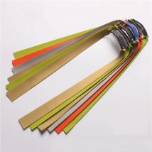 6 stücke Schleuder Jagd Leistungsstarke Flache Gummiband 0,45-1,4mm Hohe Elastizität Outdoor Katapult Schießen Zubehör