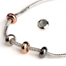 10 teile/los Europäischen Runde Stopper Clip Perlen Silikon Gummi Glatte Spacer Perlen Europäischen Abschraube Ende Armband Schmuck Erkenntnisse