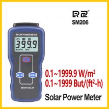 RZ Solar Power Meter Licht Meter Solar Strahlung Tester Optische Solar Forschung Glas Licht