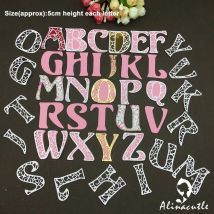 Aluminium Metall Schneidwerk zeuge schneiden 26pc Mega 5cm Höhe Alphabet Scrap booking Papier Bastel karte Album Punch Art Cutter