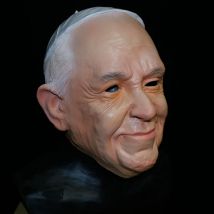 Old Man Mask Realistic Latex Human Grandpa Mask Decorative Halloween Masks for Adults