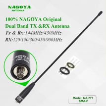 Oryginalna antena NAGOYA NA-771 sma-female pasuje do radia dwukierunkowego UV-5R UV-82 TH-UV8000D UV-25D uwaga dwupasmowa antena